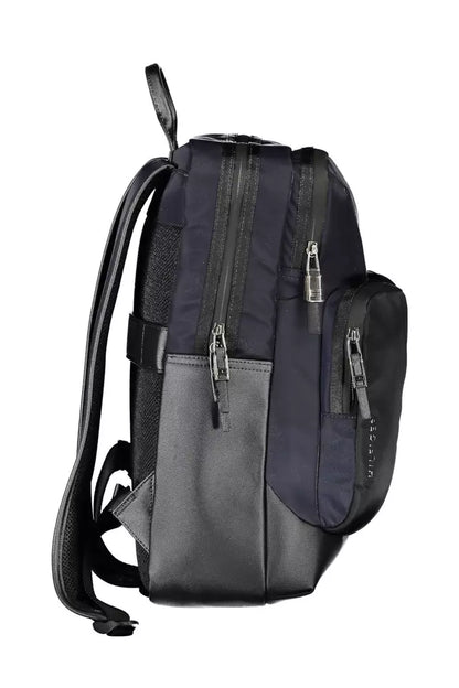 Blue Polyethylene Men Backpack