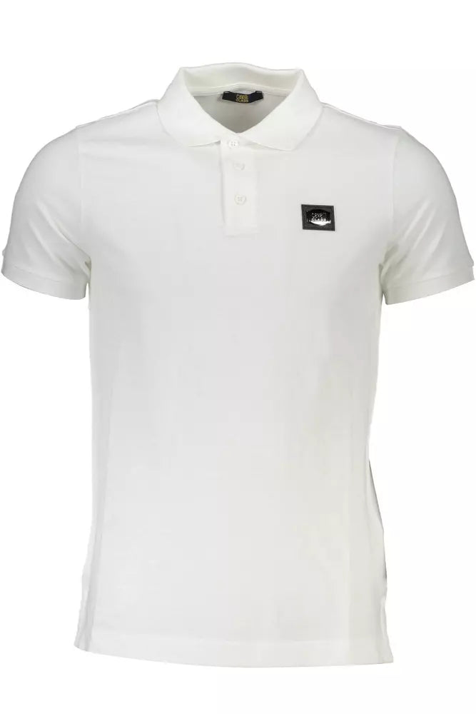 Polo de algodón blanco para hombre