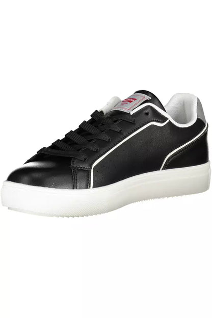 Black Polyethylene Men Sneaker