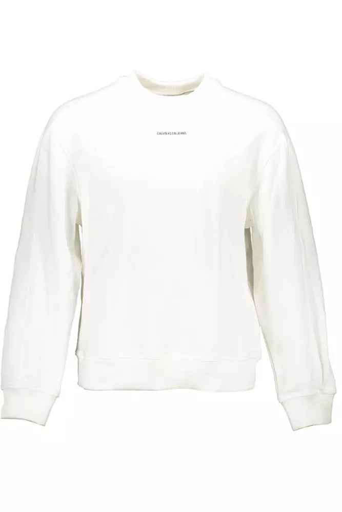 Suéter de algodón blanco para hombre