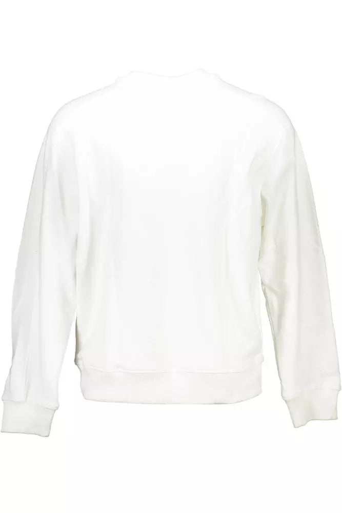 Suéter de algodón blanco para hombre