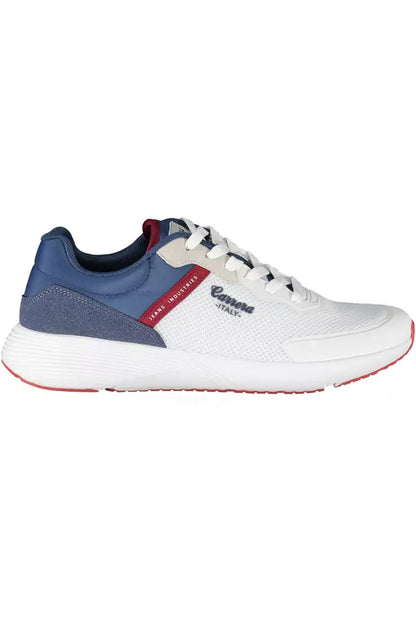 Zapatillas de piel ecológica color blanco para hombre