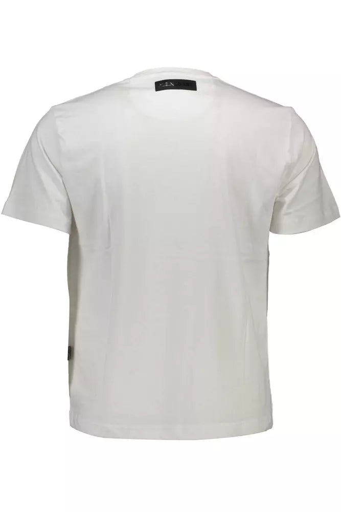 Camiseta de algodón blanca para hombre