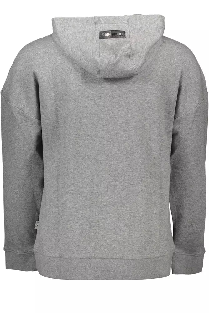 Sudadera de algodón gris para hombre