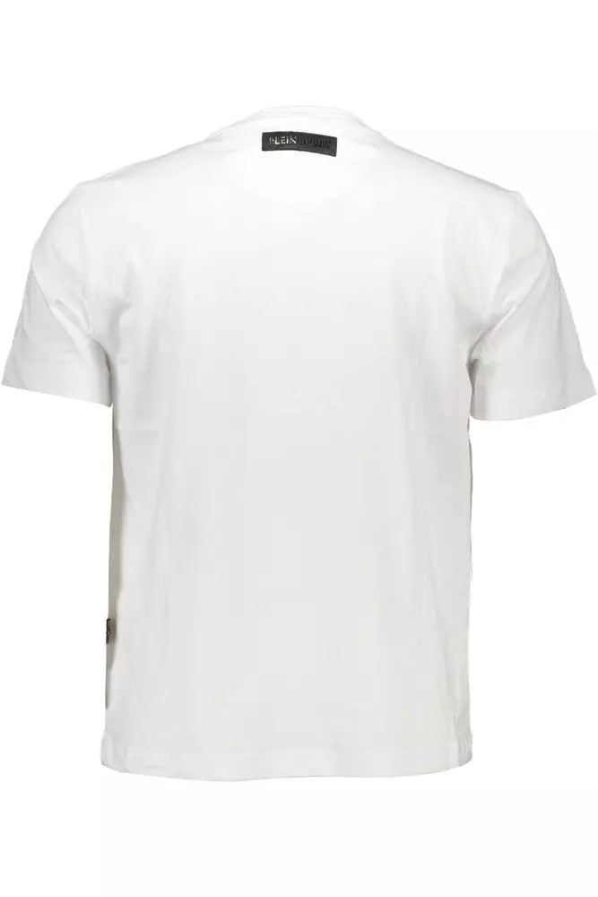 Camiseta de algodón blanca para hombre