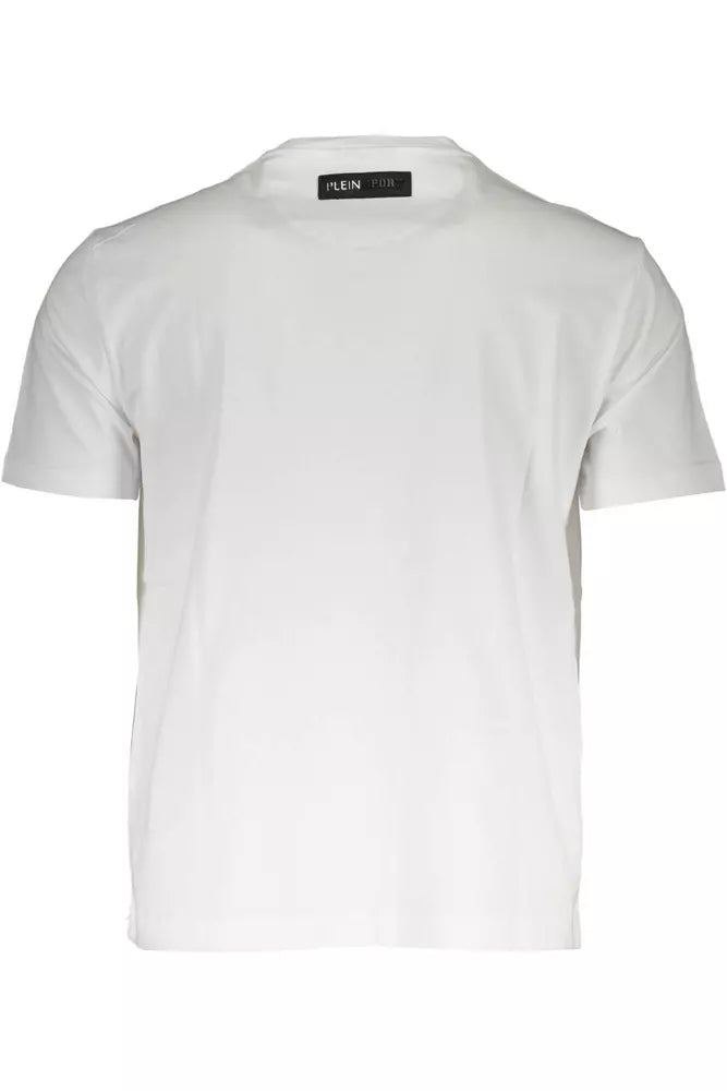 Camiseta de algodón blanca para hombre