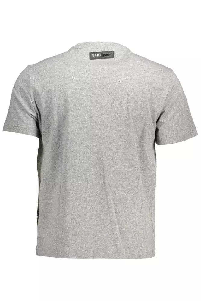 Camiseta de hombre de algodón gris