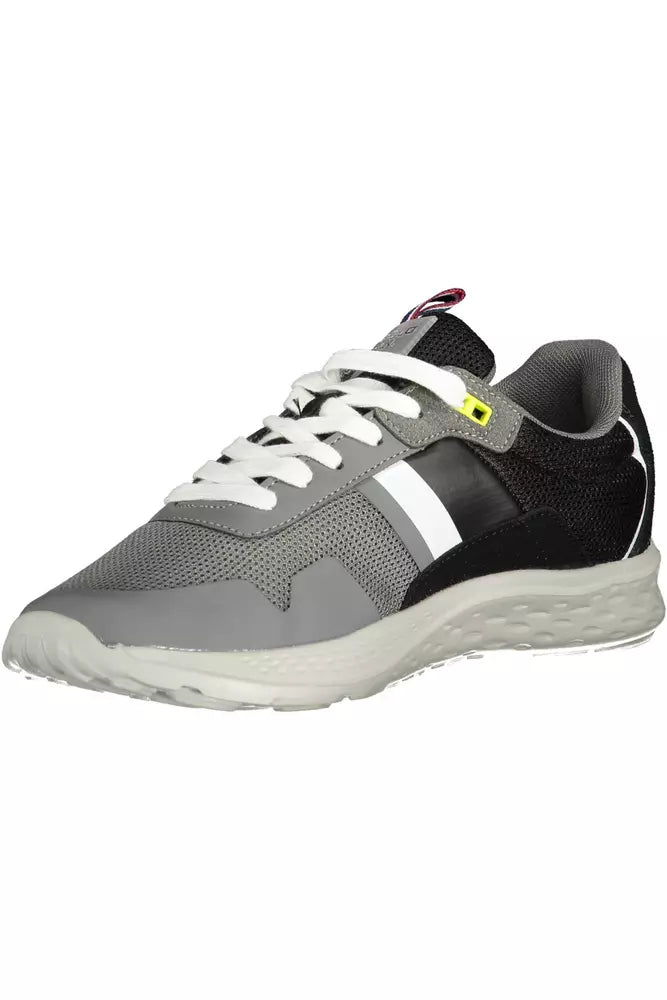 Zapatillas deportivas de poliéster gris para hombre