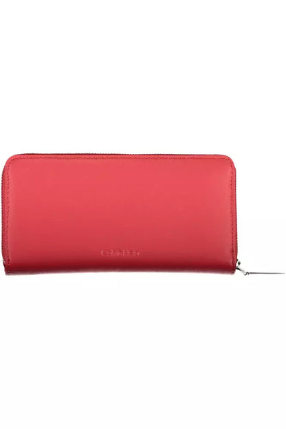 Red Polyethylene Women Wallet