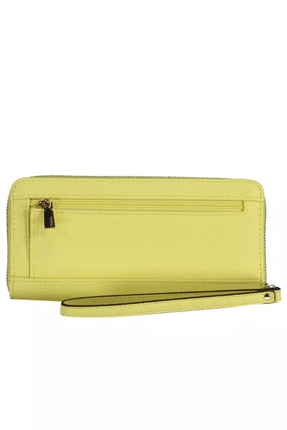 Yellow Polyethylene Women Wallet