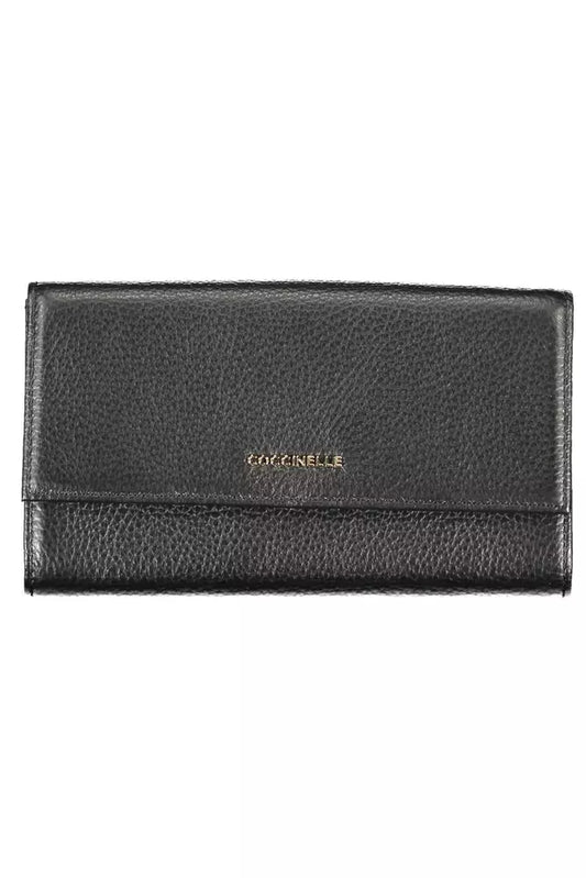 Black Leather Women Wallet