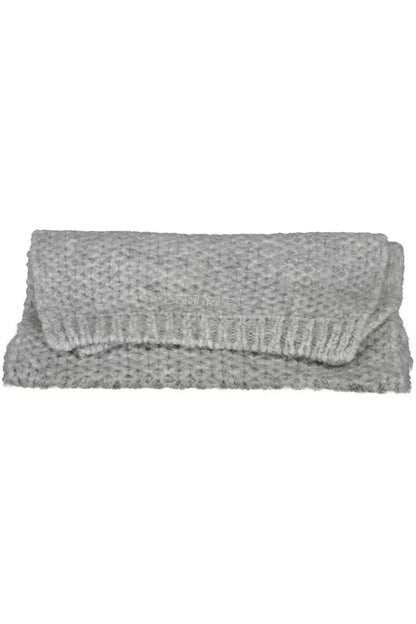 Bufanda de mujer de alpaca gris