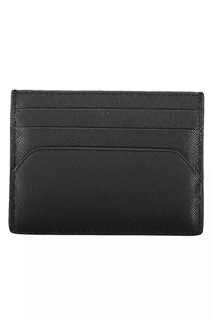 Black Leather Men Wallet