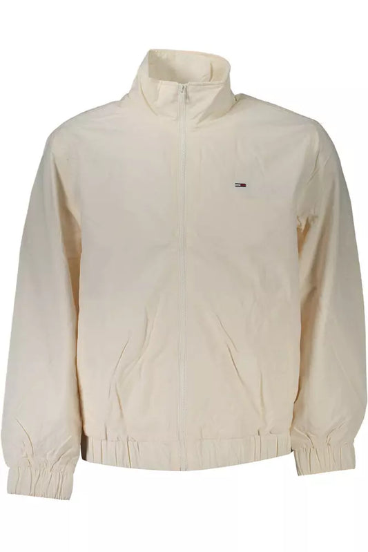 Chaqueta de hombre de poliamida blanca