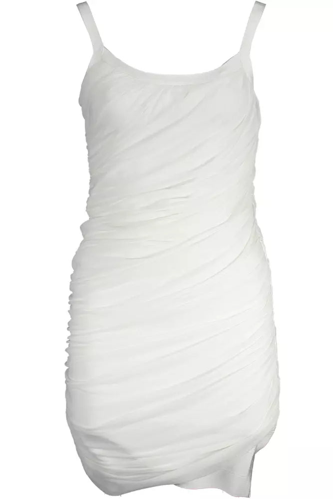 Vestido de mujer de viscosa blanca