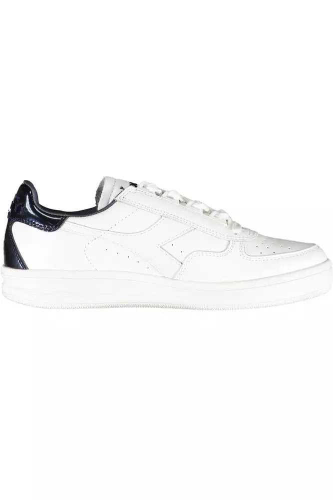 White Leather Women Sneaker