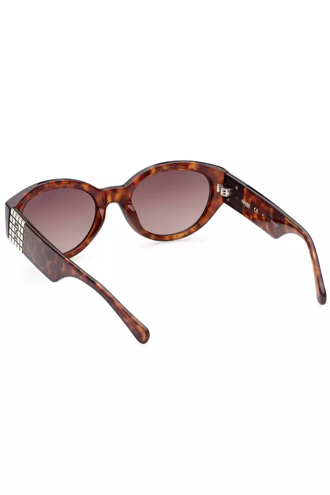 Brown Injected Women Sunglass