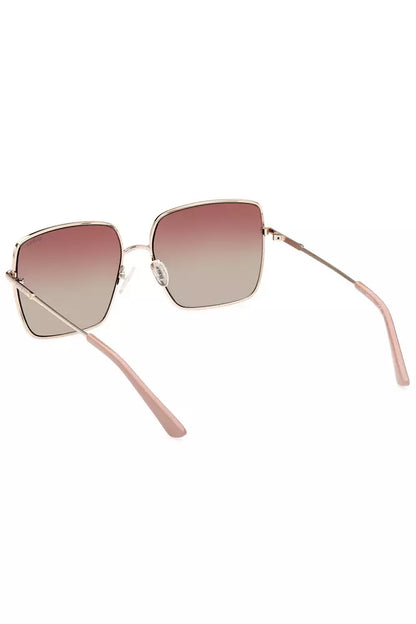 Gold Metal Women Sunglass