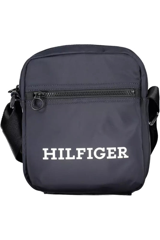 Bolso de hombro de poliéster azul para hombre