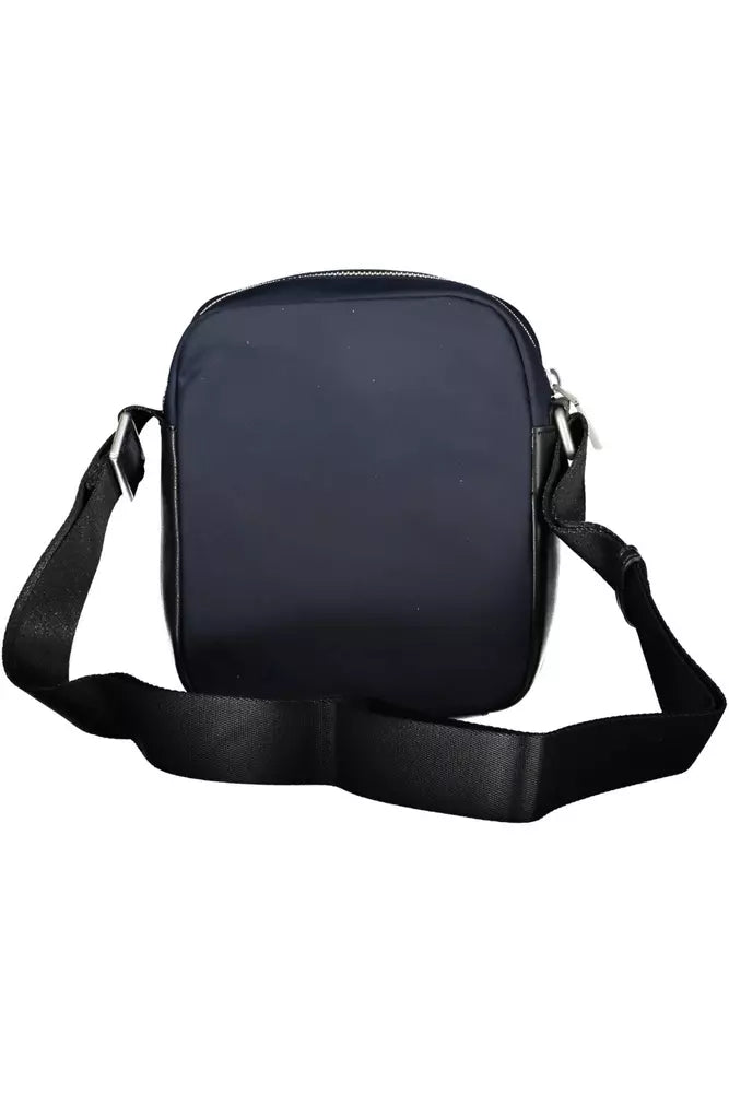 Bolso de hombro de poliéster azul para hombre