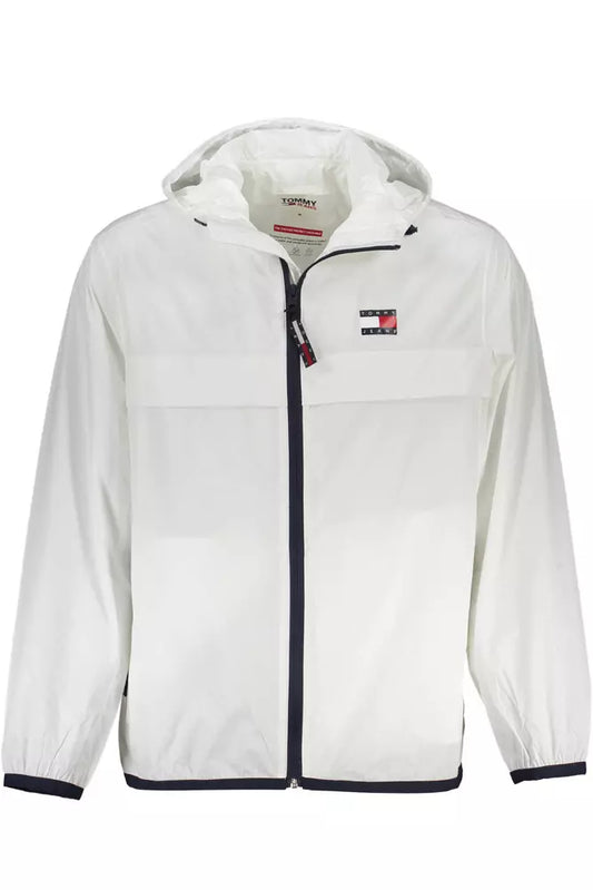 Chaqueta de hombre de poliamida blanca