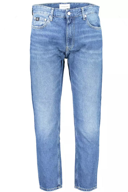 Blue Cotton Men Jeans