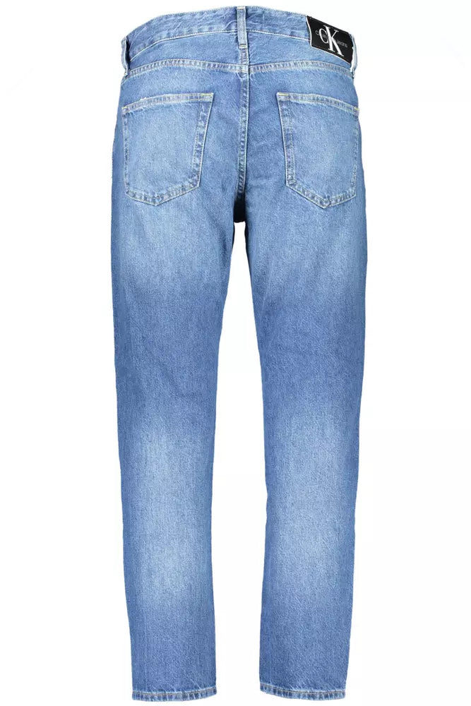 Blue Cotton Men Jeans