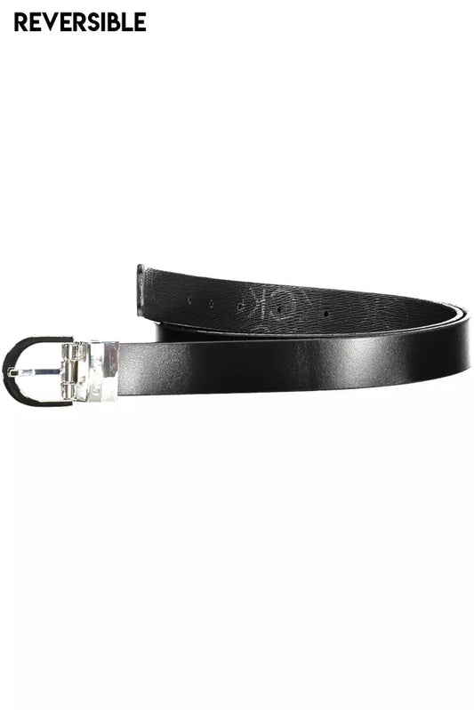 Black Polyester Women Belt