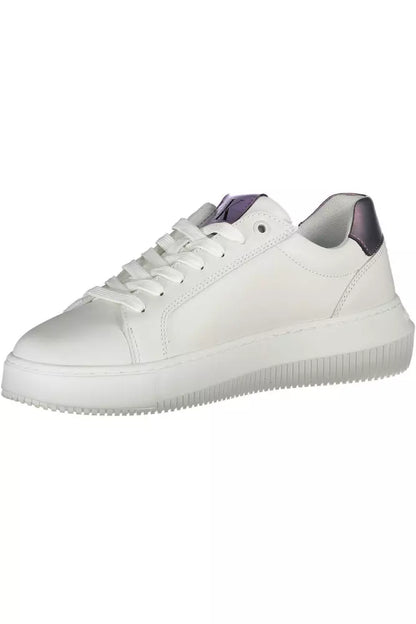 White Leather Women Sneaker