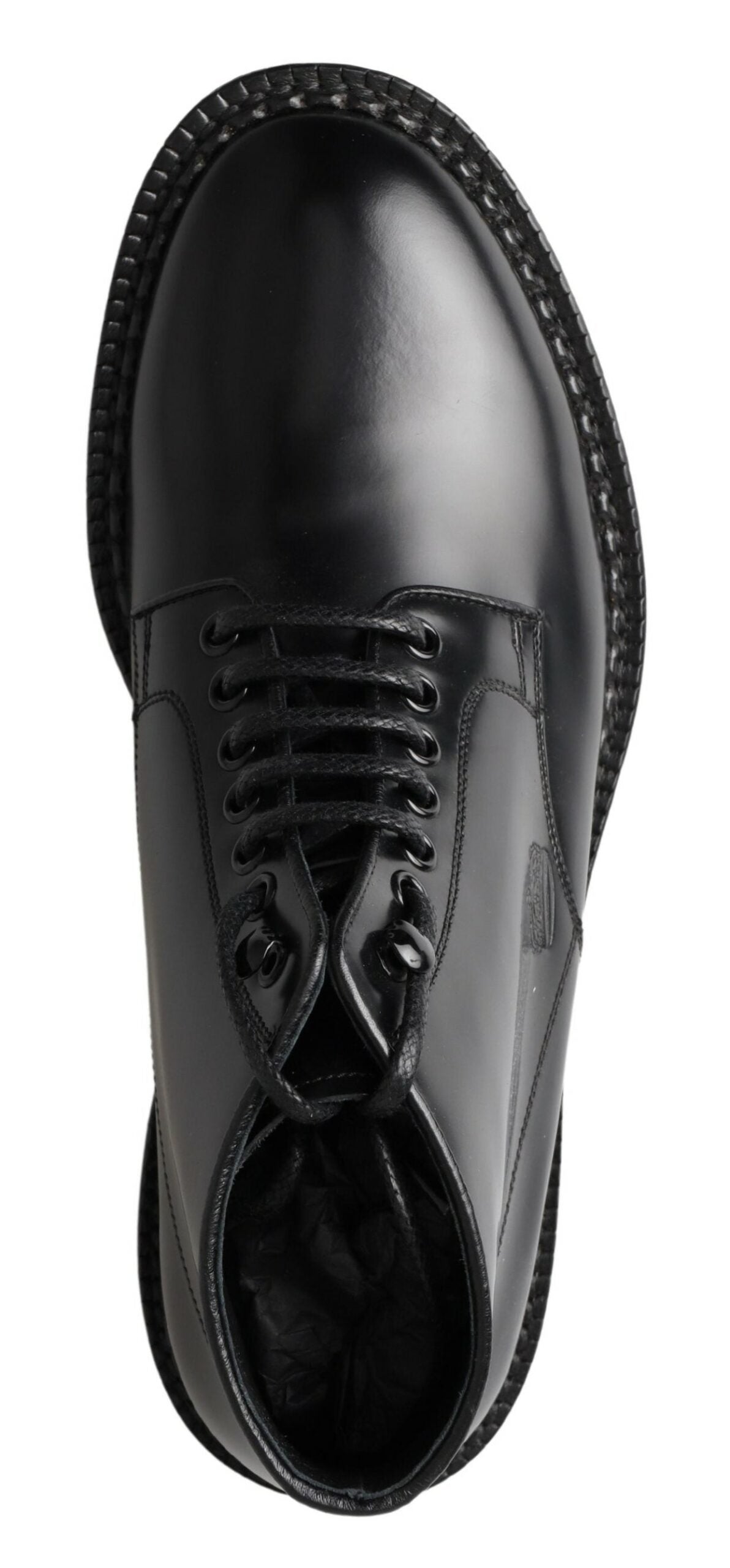 Botas elegantes de cuero negro para hombre