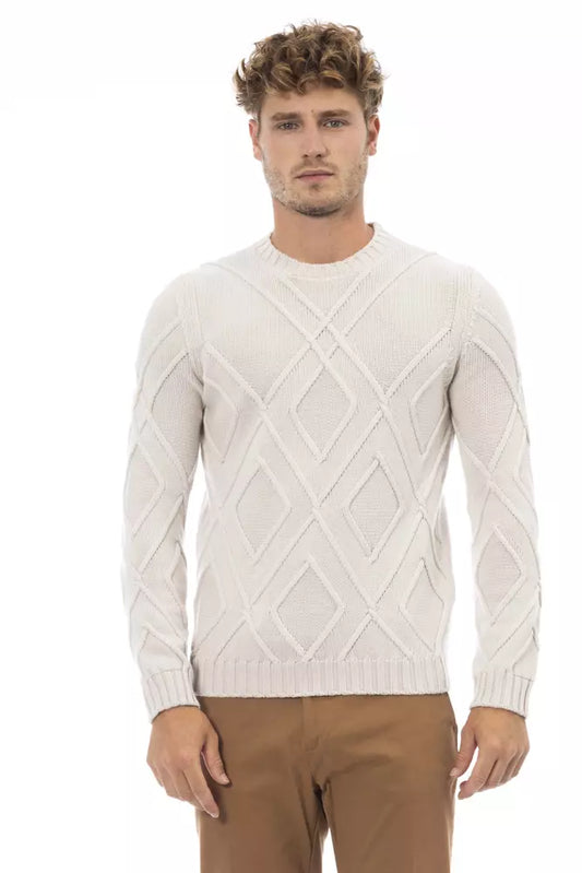 Suéter de hombre de merino beige