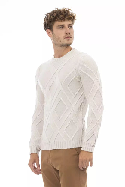 Suéter de hombre de merino beige