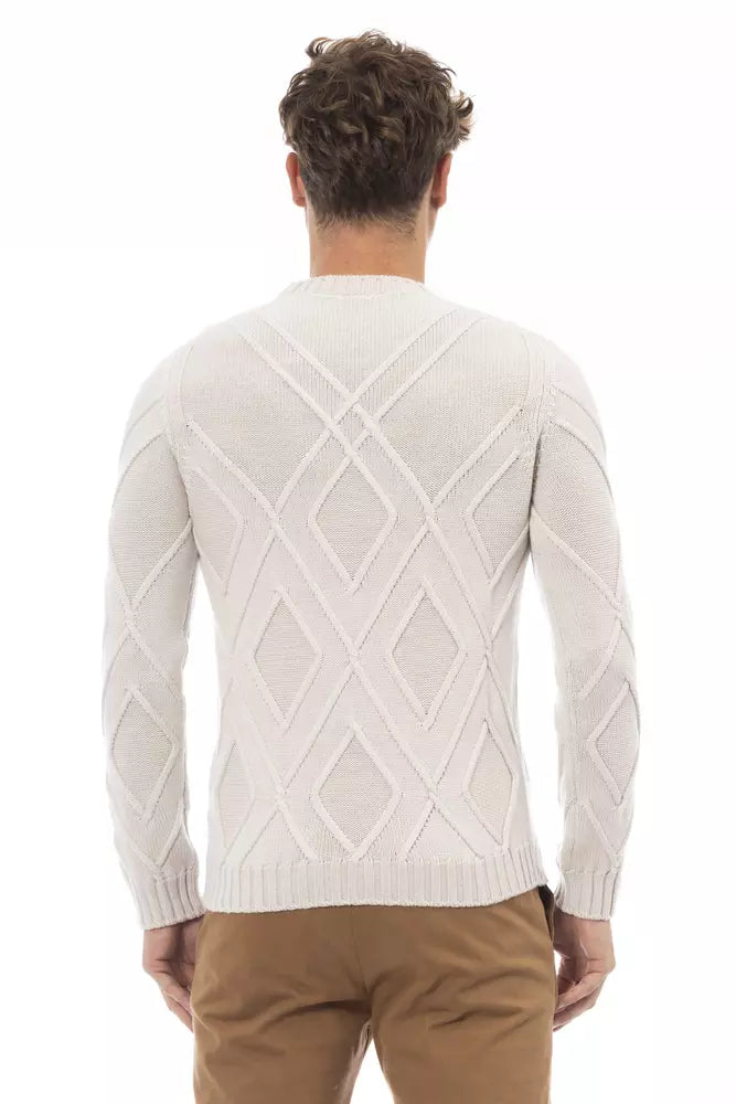 Suéter de hombre de merino beige