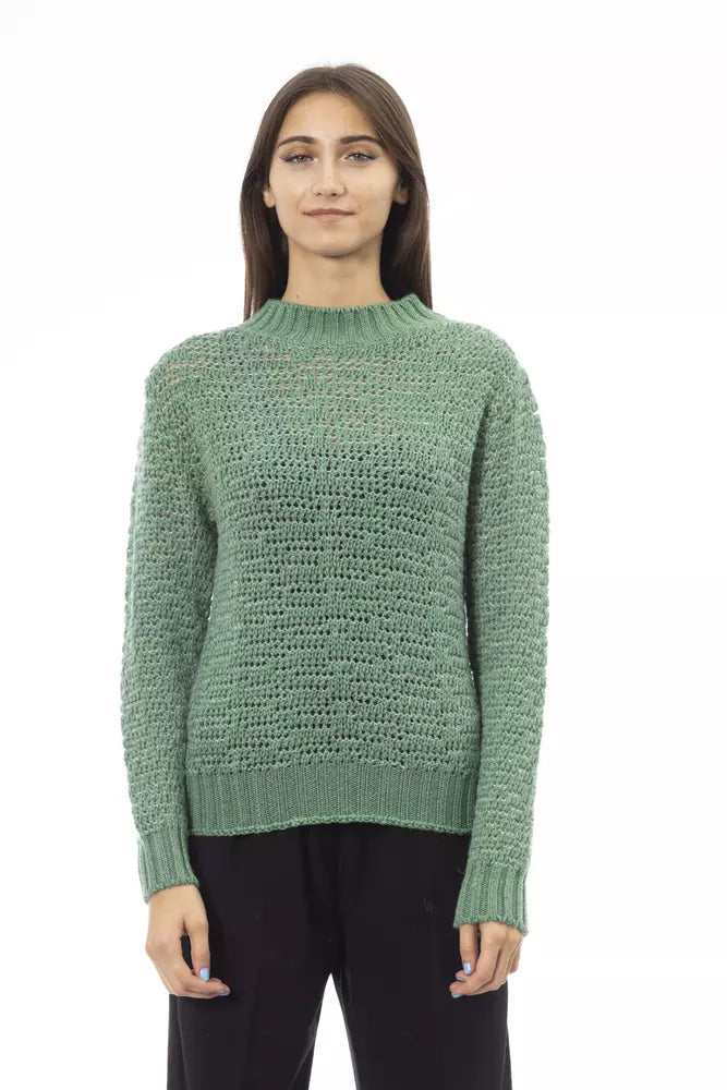 Green Polyamide Women Sweater