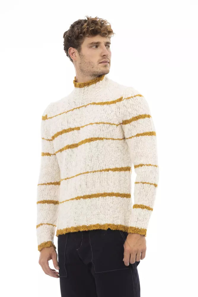 Suéter de hombre de alpaca beige