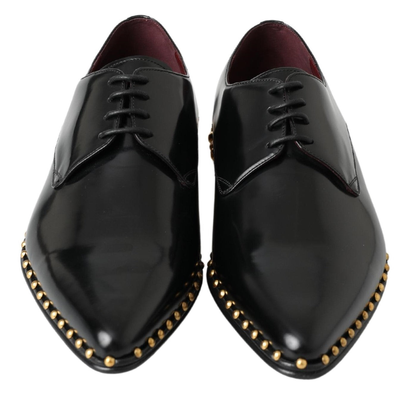 Elegantes zapatos formales Derby con tachuelas