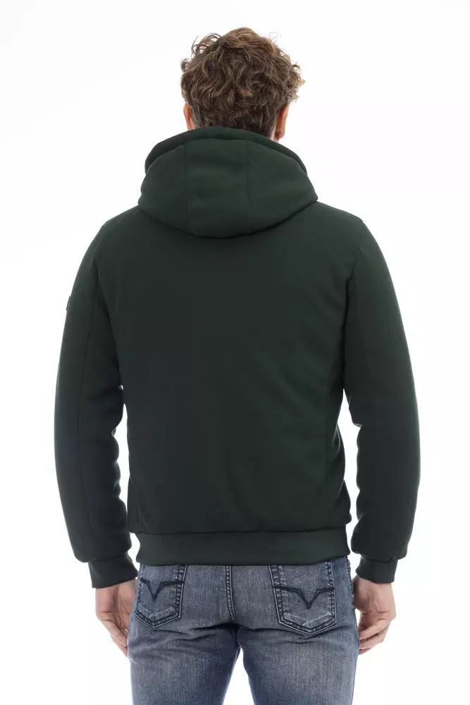 Chaqueta de poliéster verde para hombre