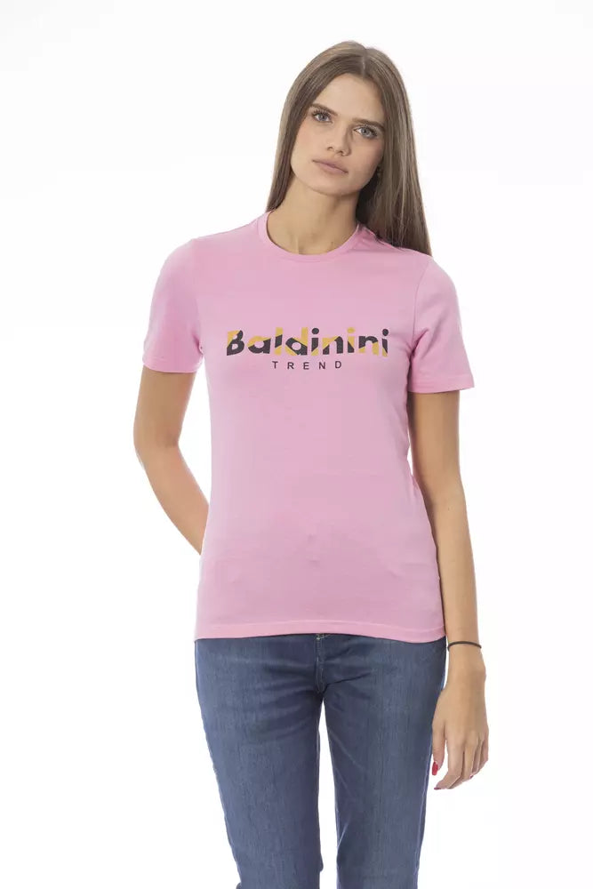 Multicolor Cotton Women T-Shirt