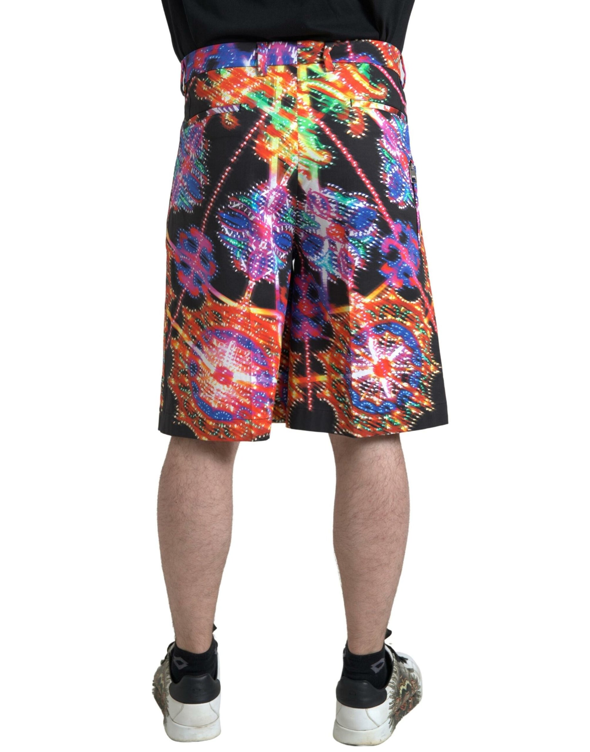 Bermudas estampadas multicolor