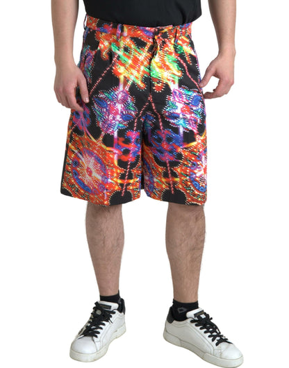 Bermudas estampadas multicolor