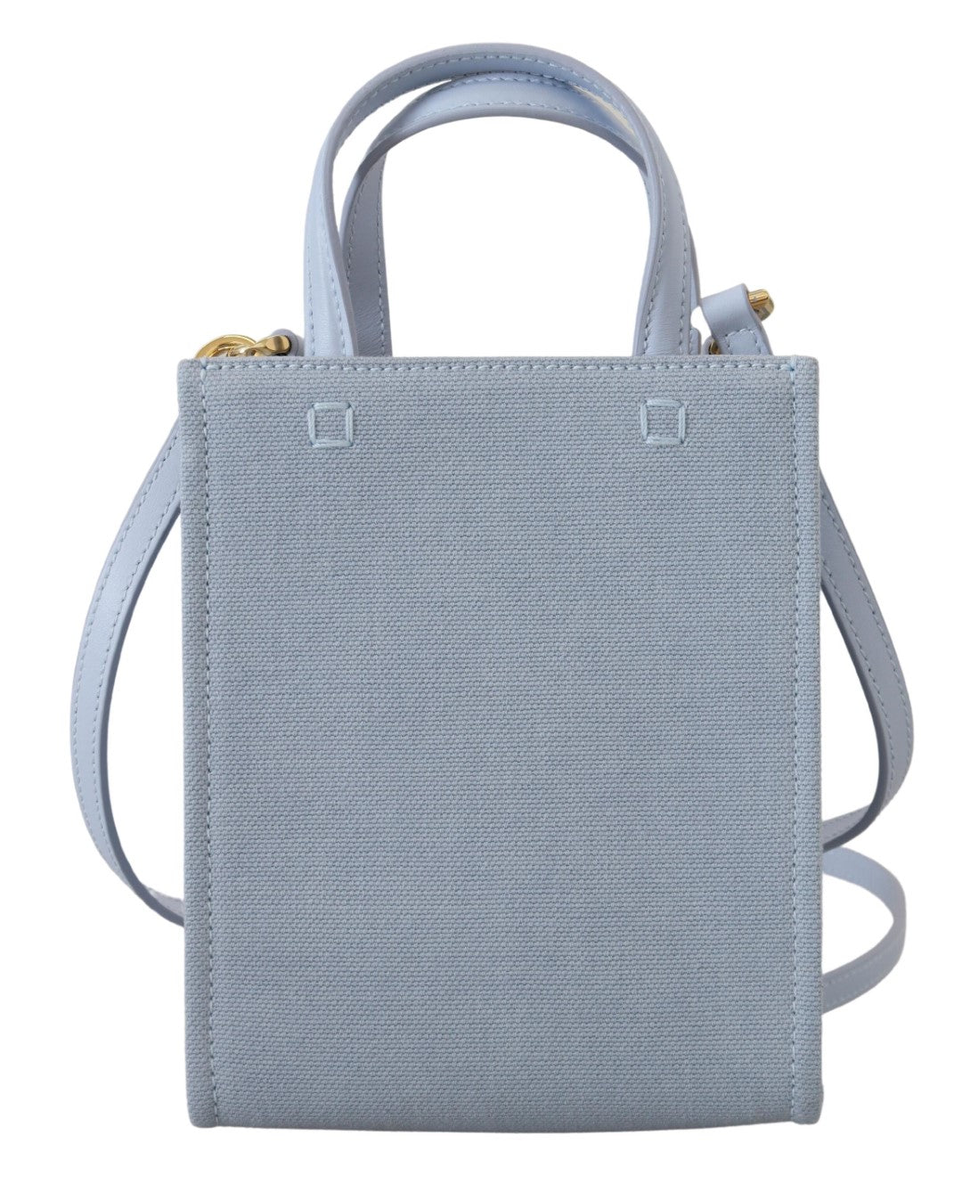 Chic Cloud Blue Cotton Mini Bag