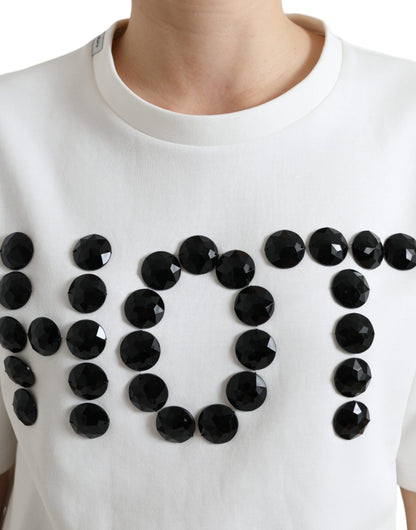 Embellished Crew Neck Fashion Tee