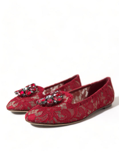 Elegantes zapatos planos con encaje floral Vally