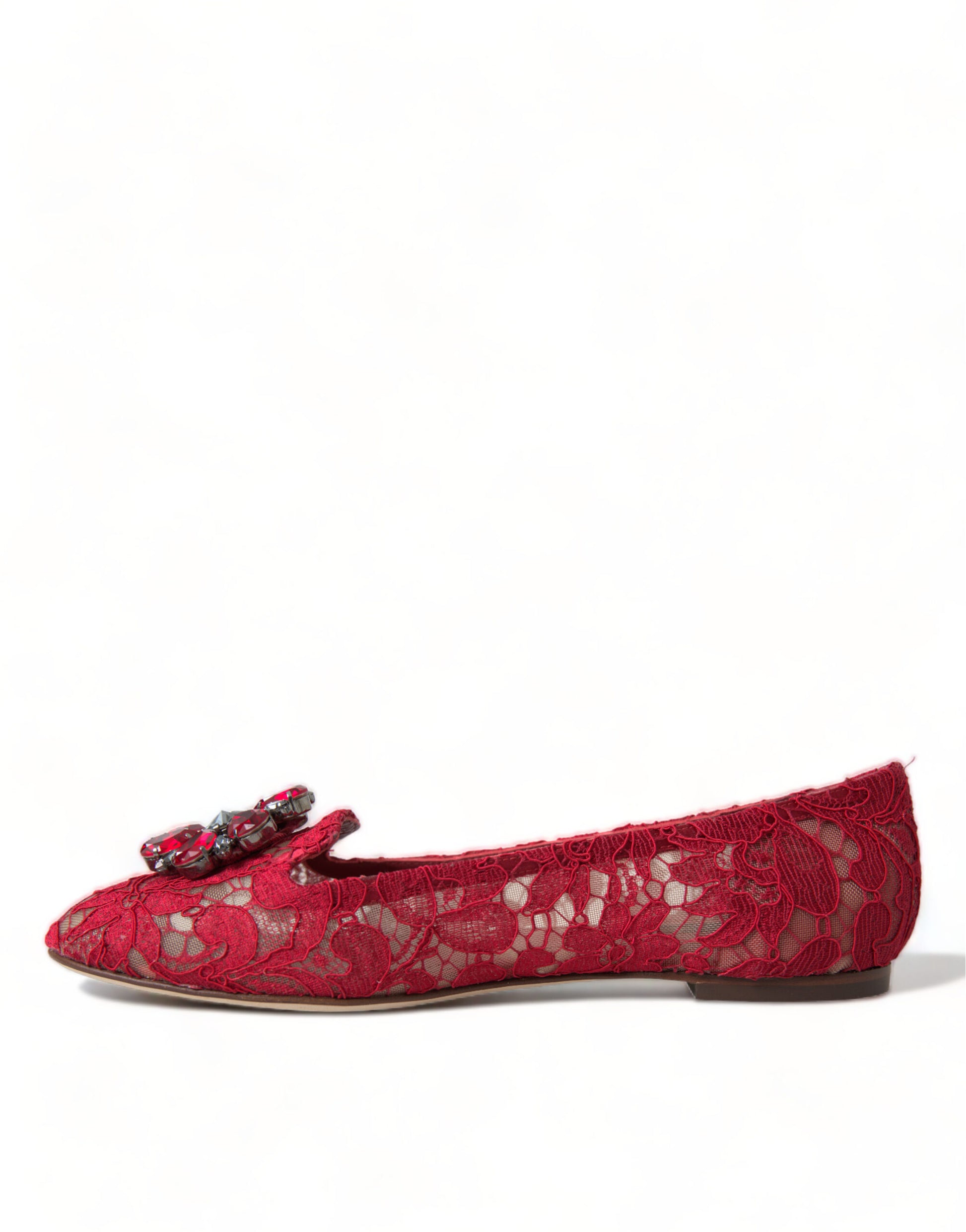 Elegantes zapatos planos con encaje floral Vally