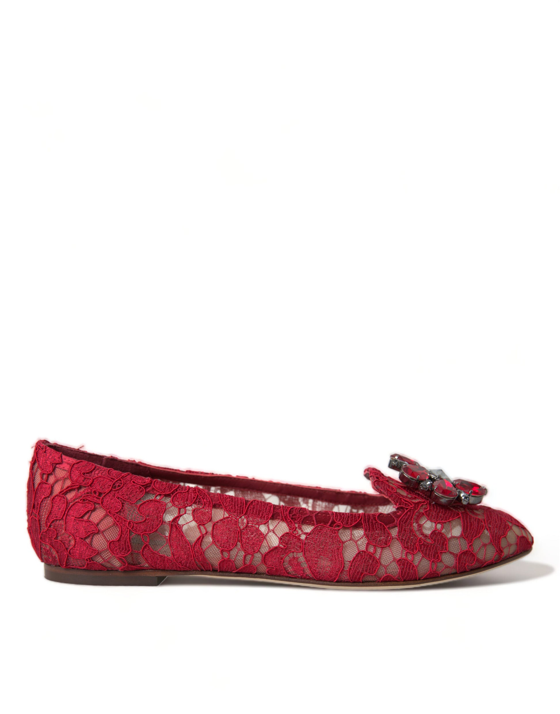 Elegantes zapatos planos con encaje floral Vally