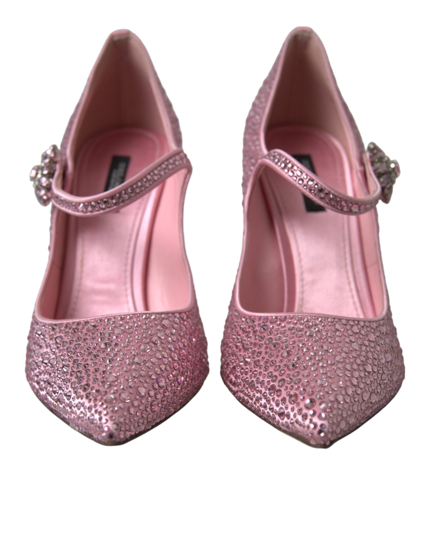 Encantadores tacones de cristal rosa