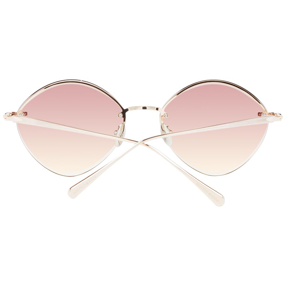 Gafas de sol doradas para mujer