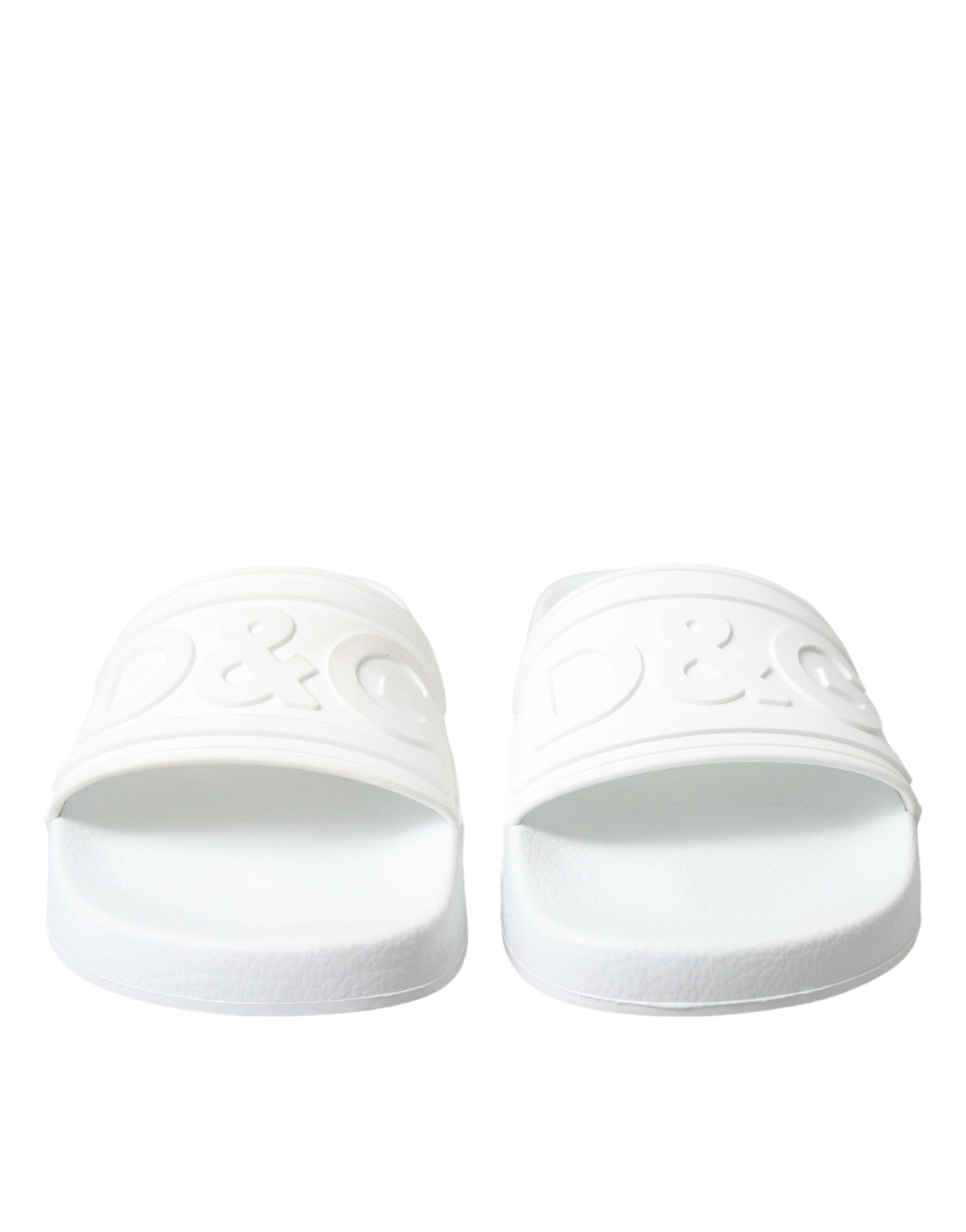 Sandalias elegantes con logo blanco