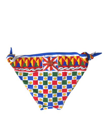 Braguita de bikini con estampado Carretto multicolor