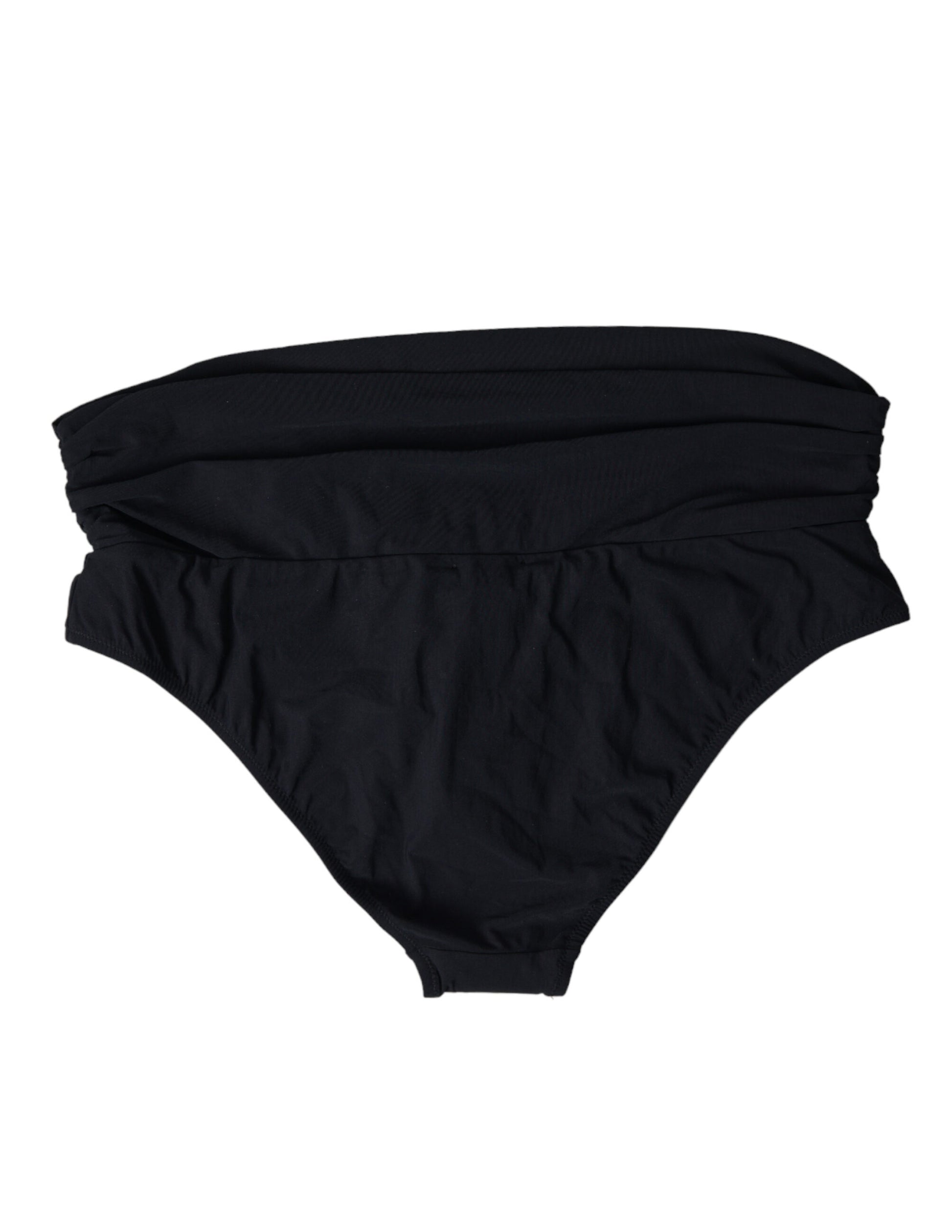 Elegante braguita de bikini negra - Lo último en elegancia playera